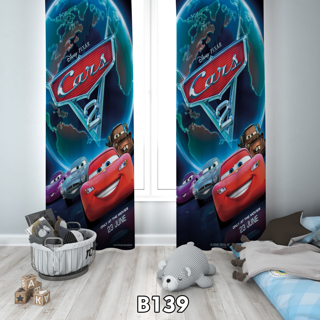پرده چاپی مکویین