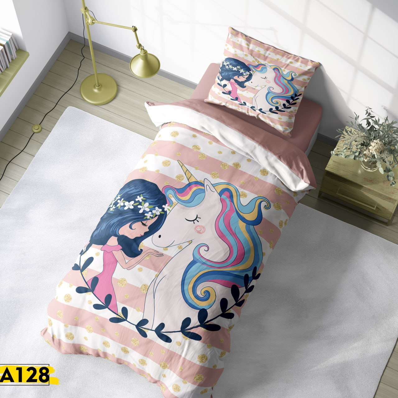 سرویس روتختی دختر و یونیکورن