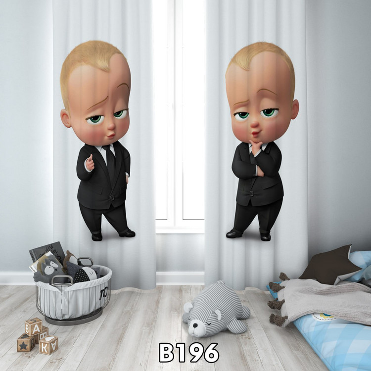 پرده چاپی بچه رئیس