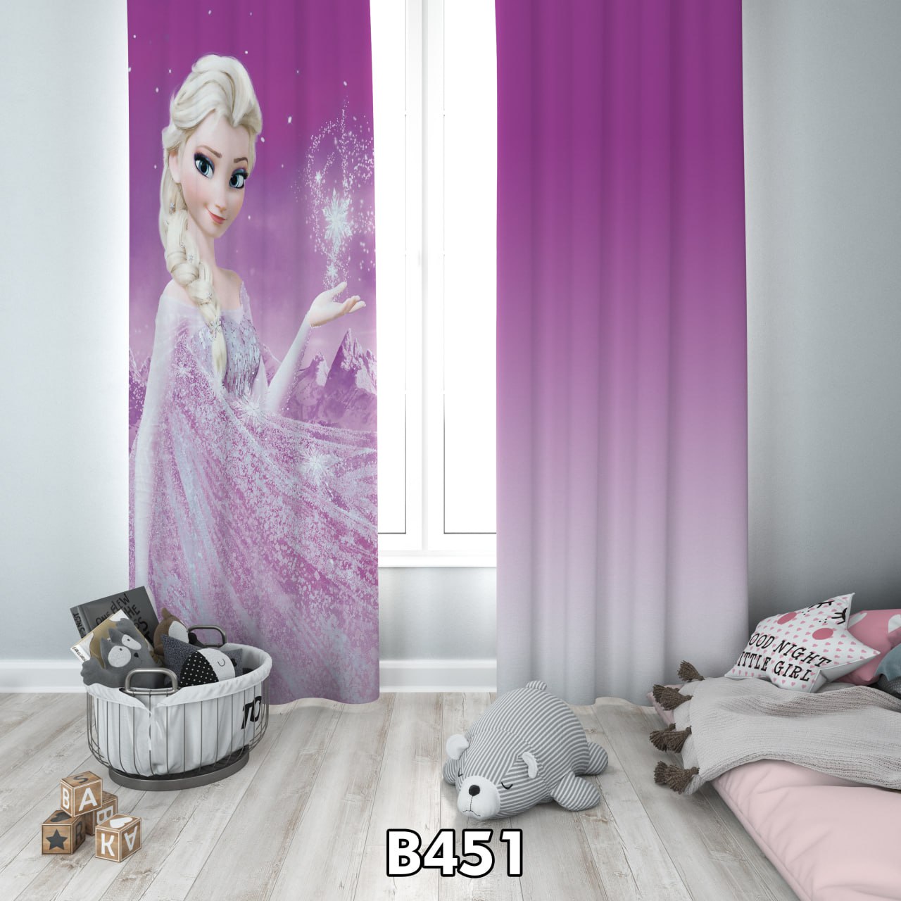 پرده چاپی السا