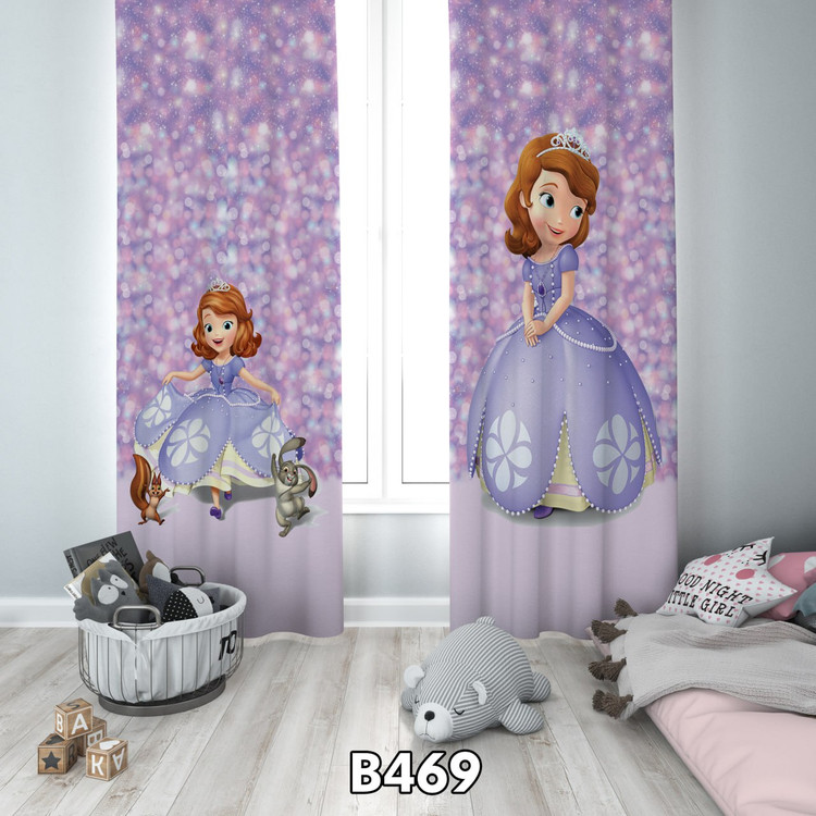 پرده چاپی دختر