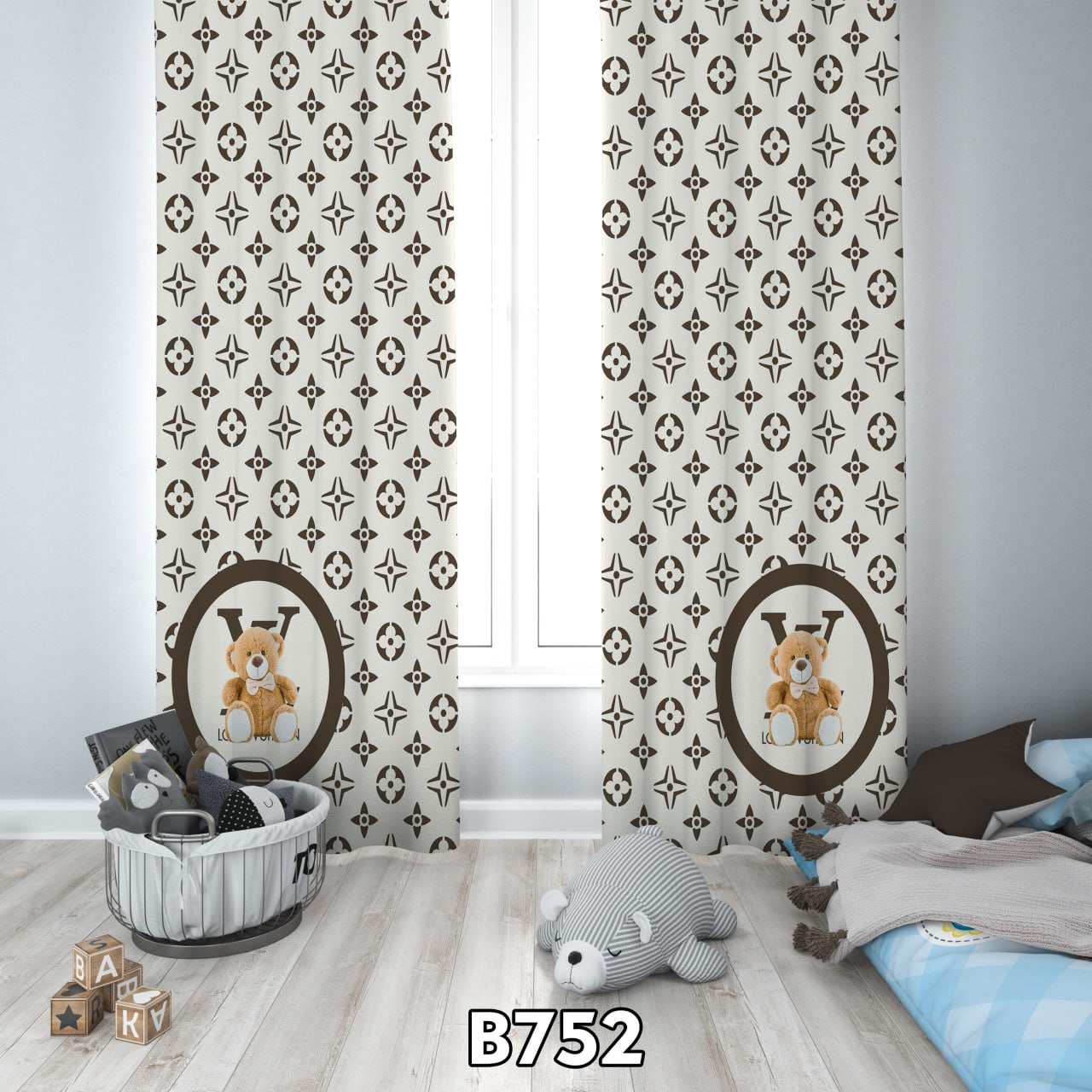 پرده چاپی تدی