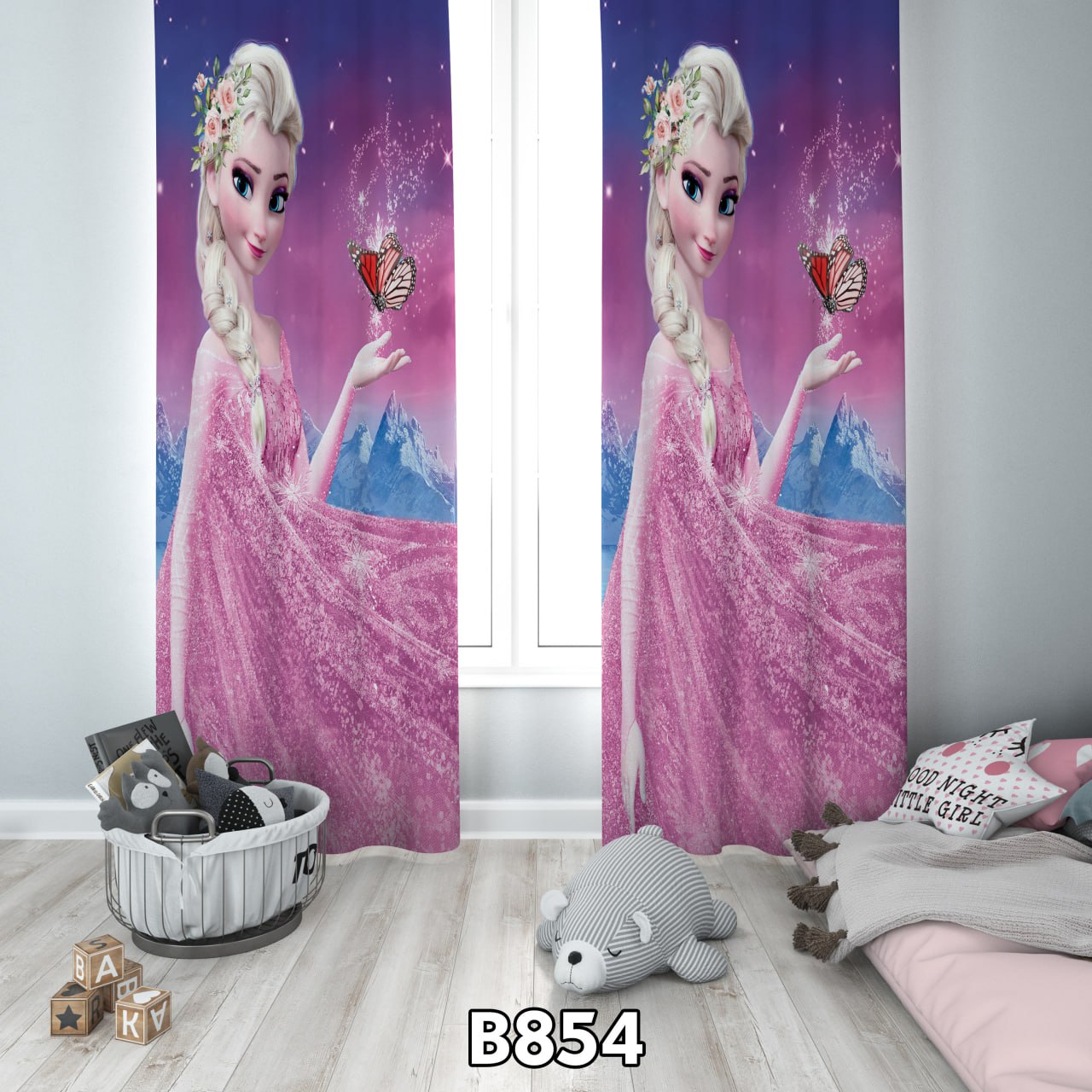 پرده چاپی السا