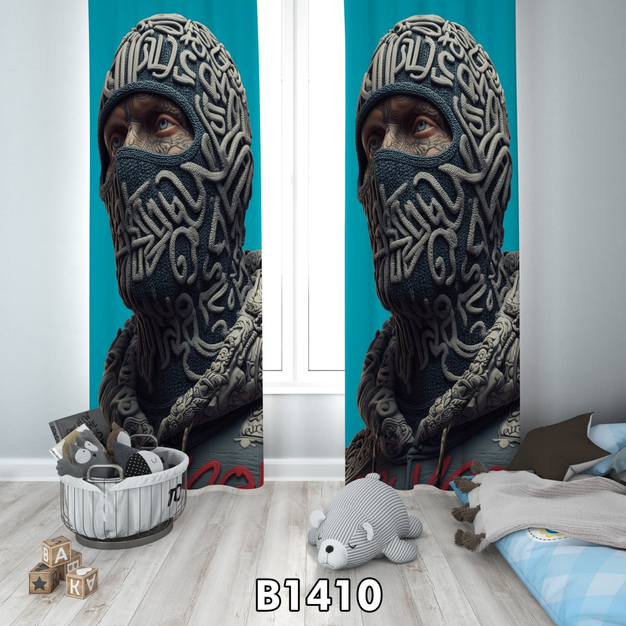 پرده چاپی پسرانه