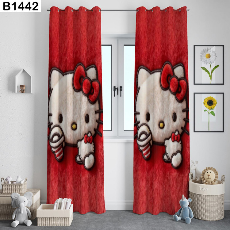پرده چاپی کیتی